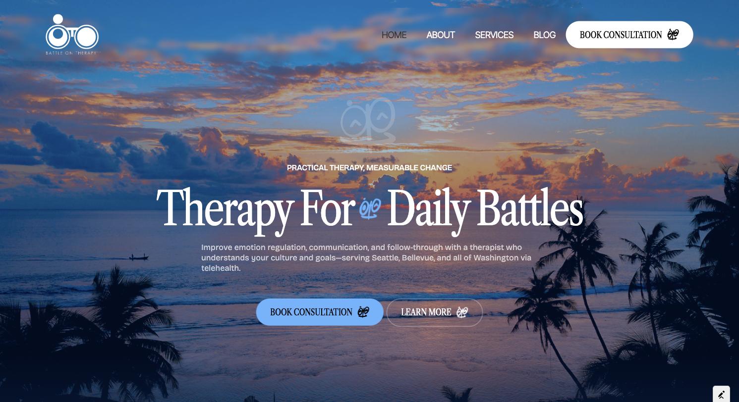 Battle On Therapy live site